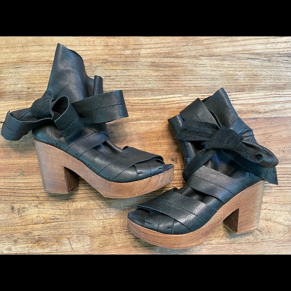 Free People Spire Wrap Clogs